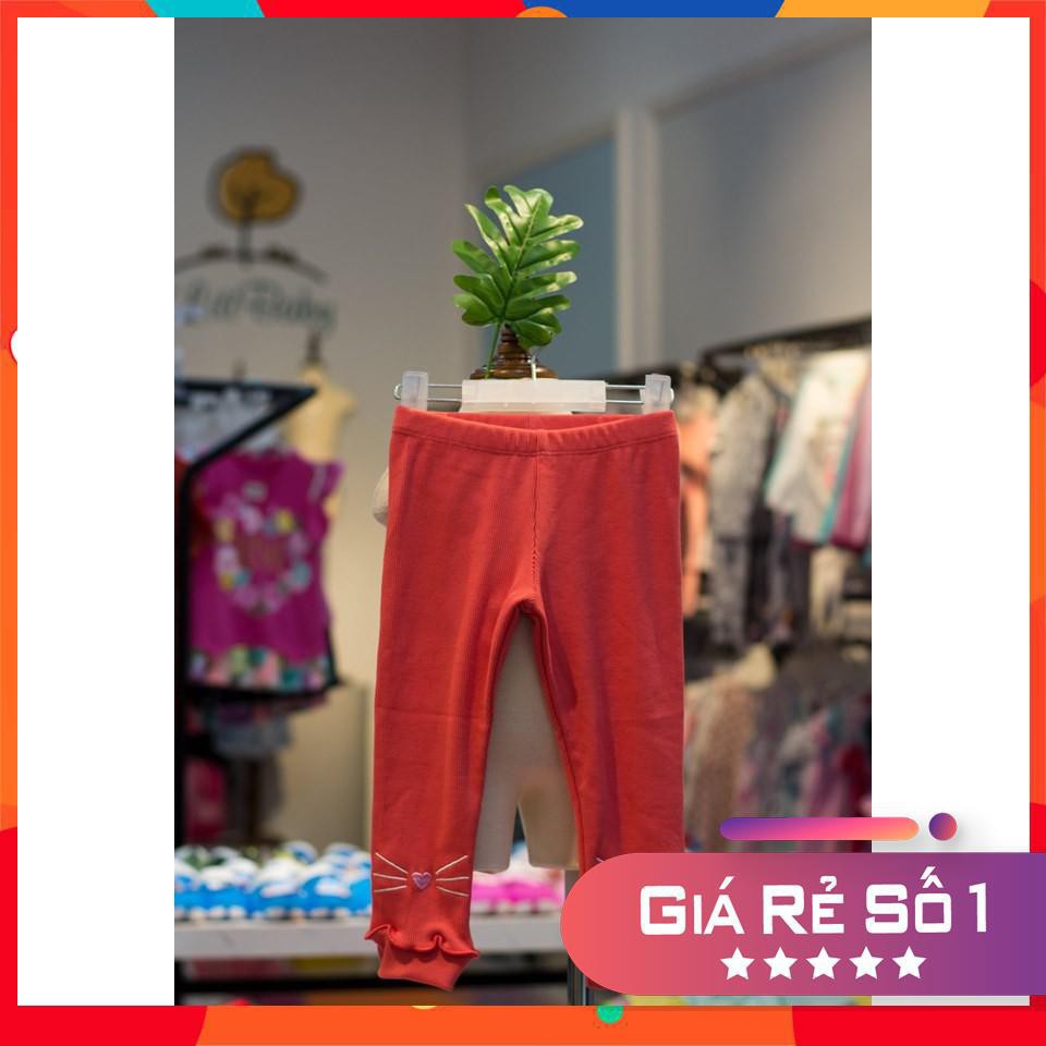 Quần legging bo gấu hình mèo LITIBABY bé gái size 1-10T .X19 mã 2 (còn mã 1)