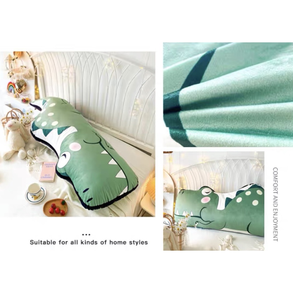 Gối tựa đầu giường hình thú,có 2 kích thước lựa chọn 1m5/1m8