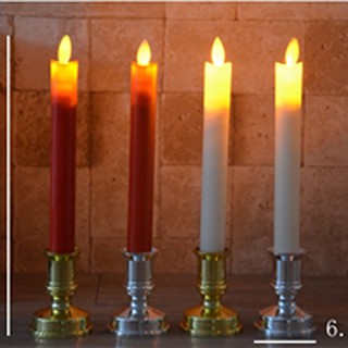 Combo 2c nến điện tử cao 25cm