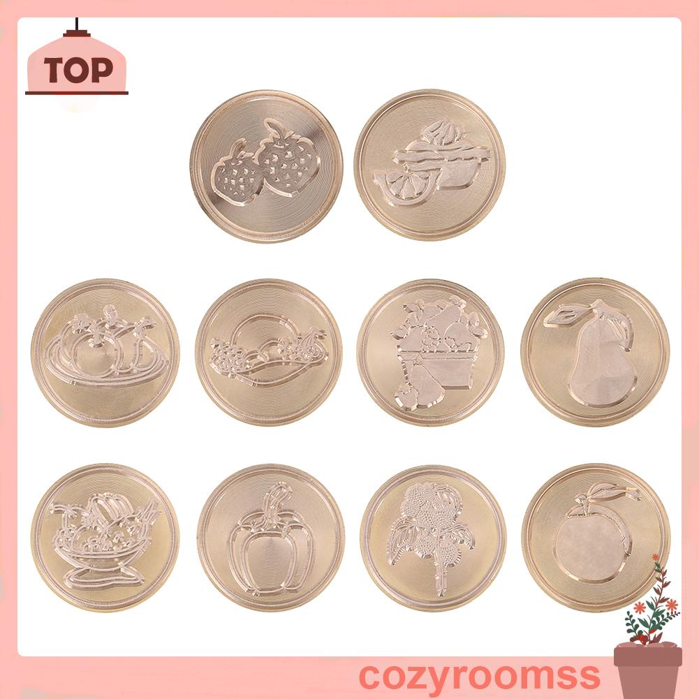 Đầu Con Dấu Sáp Niêm Phong Hình Quả Táo Cổ Điển DIY Đa Ứng Dụng