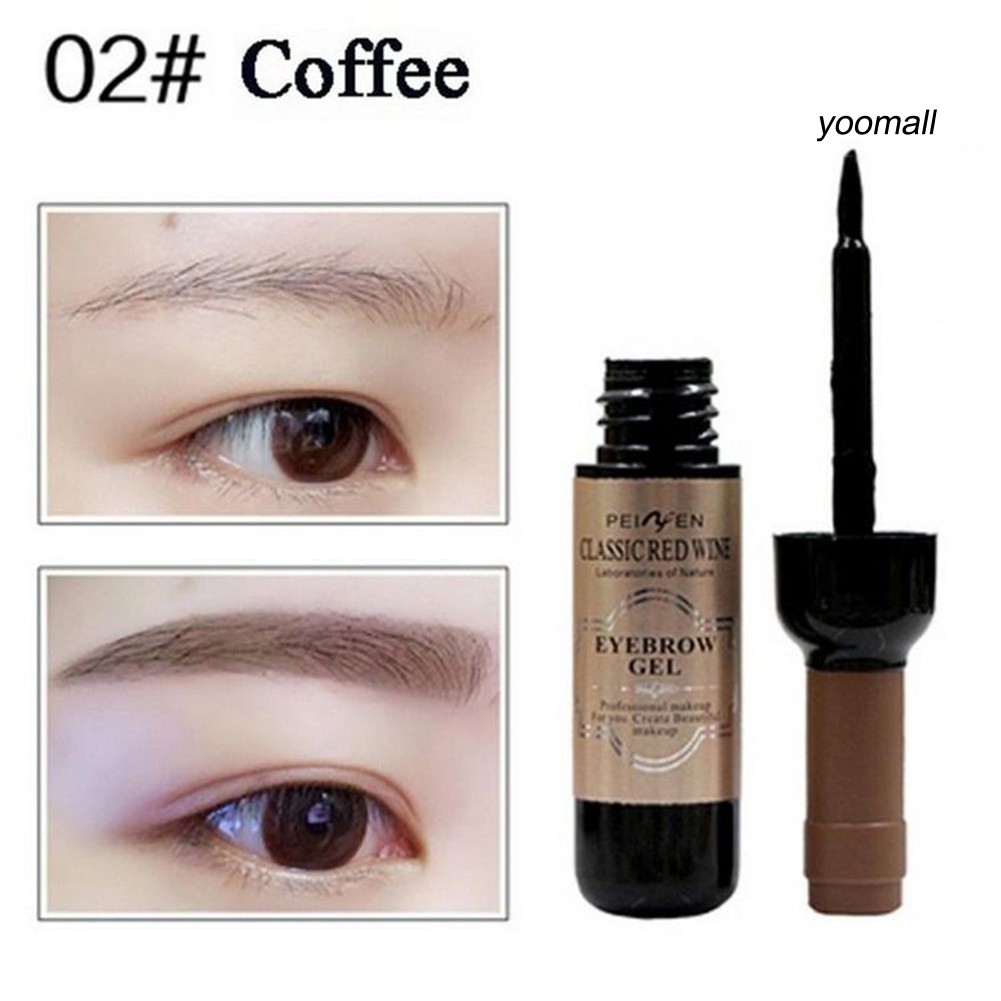 [Hàng mới về] Gel Nhuộm Lông Mày Dạng Lột Thiết Kế Hình Chai Rượu Vang