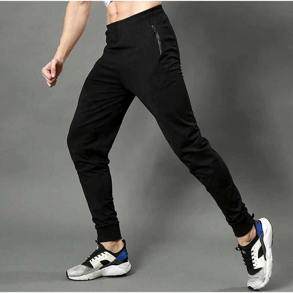 Quần thể thao nam dài quần jogger nam trơn vải co giãn loại 1 cấp kiểu dáng thể thao hiện đại, hàng chất lượng dày dặn