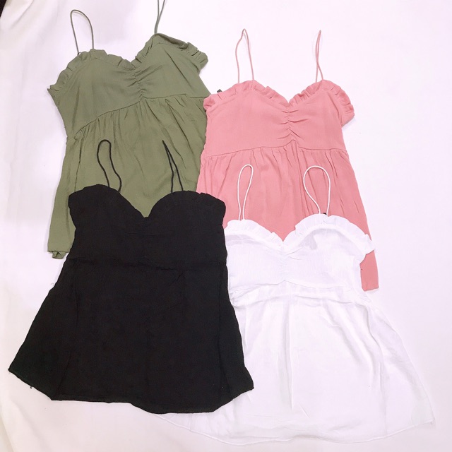 Áo 2 dây sợi bún