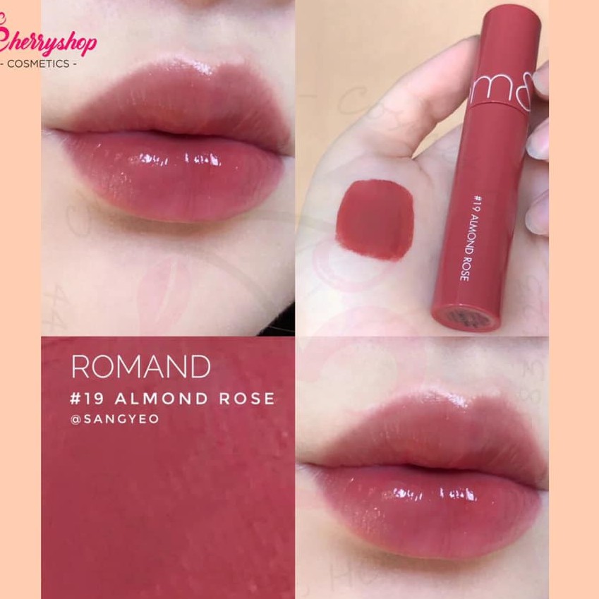 Son Romand Juicy Lasting tint màu 19-hoa hồng khô pha hạnh nhân | BigBuy360 - bigbuy360.vn