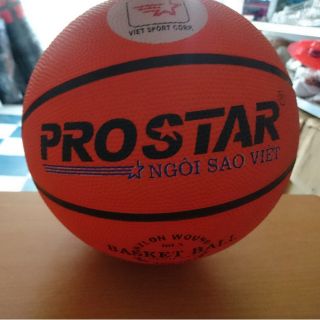 BÓNG RỔ CAO SU ,BÓNG RỔ PROSTAR SIZE 5 TẶNG KIM BƠM + LƯỚI