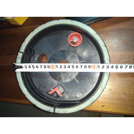 Nắp nhựa chụp ngoài máy chà tường 180mm loại có đèn như hikari, carton,.......