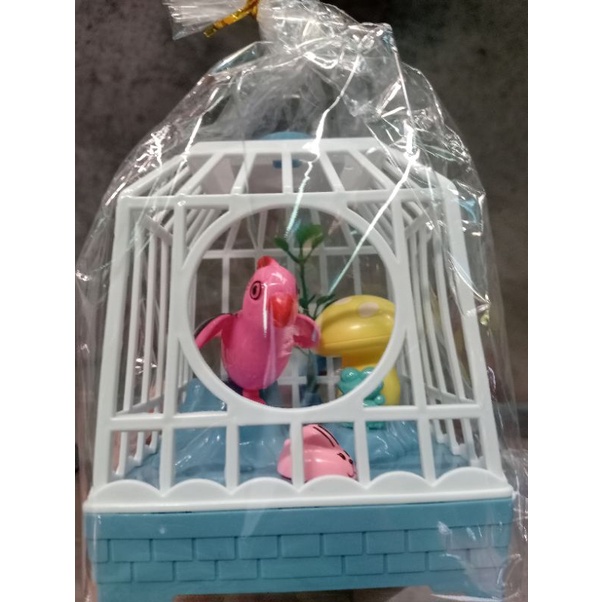 Đồ chơi lồng chim hót sinh động cho bé