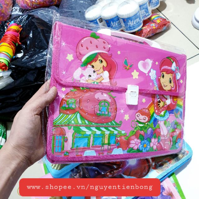 Cặp học thêm 2 ngăn bé trai + gái