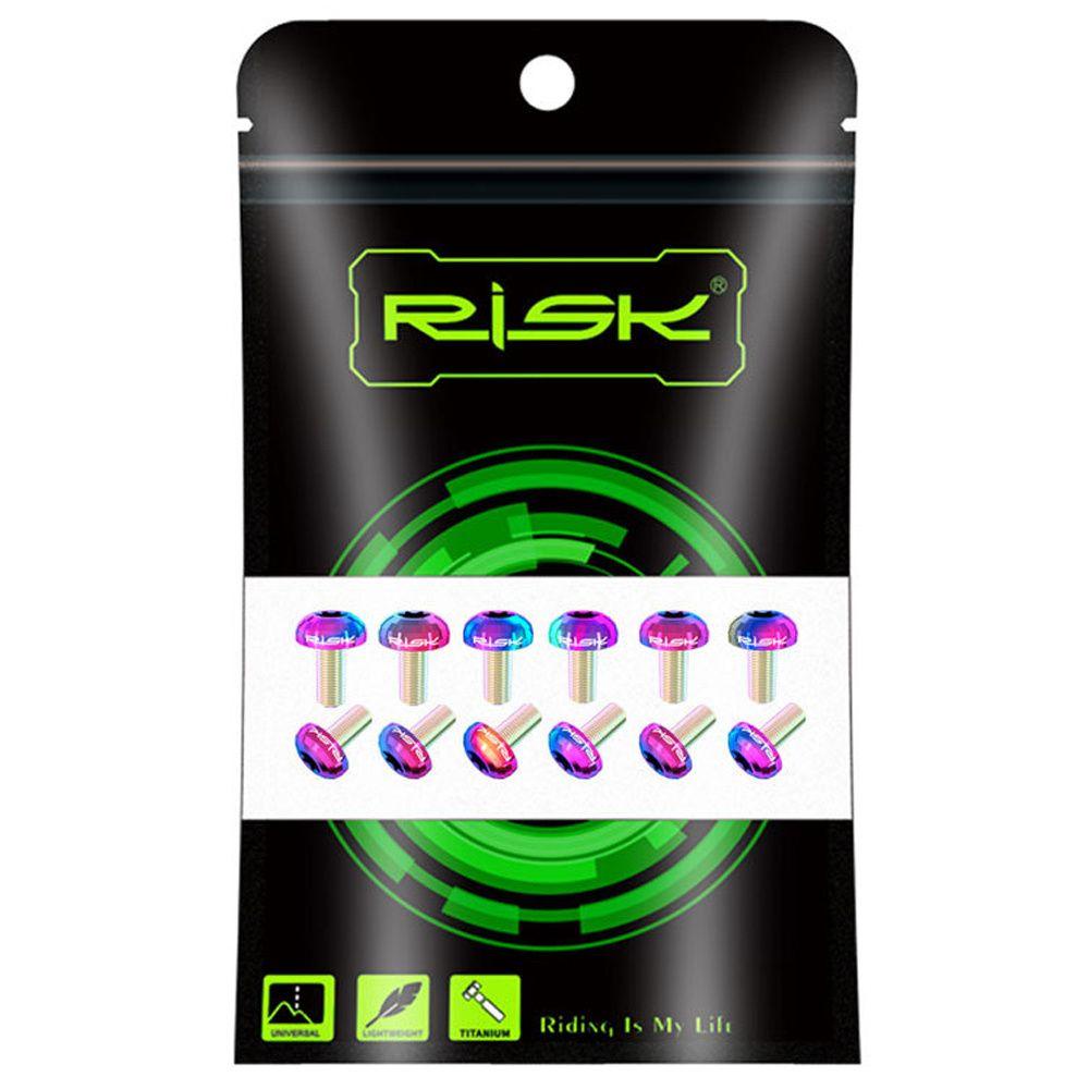 Bộ 12 Ốc Vít Hợp Kim Titan M5x10 T25 Cho Xe Đạp