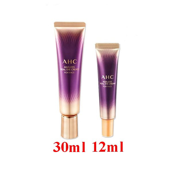 Minisize 12ml Kem Dưỡng Mắt Giúp Dưỡng Trắng, Loại Bỏ Quầng Thâm AHC Ageless Real Eye Cream For Face