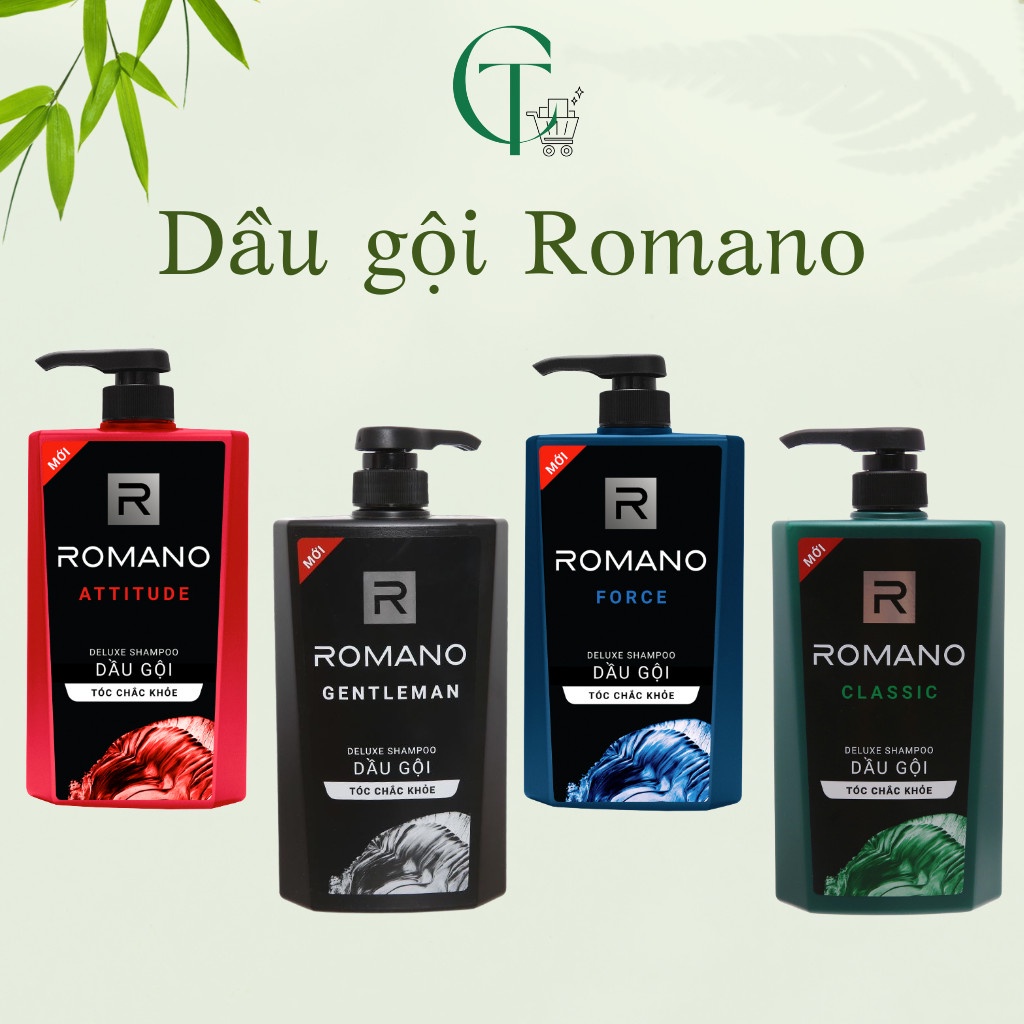 Dầu gội và sữa tắm nước hoa cao cấp Romano chai 650g