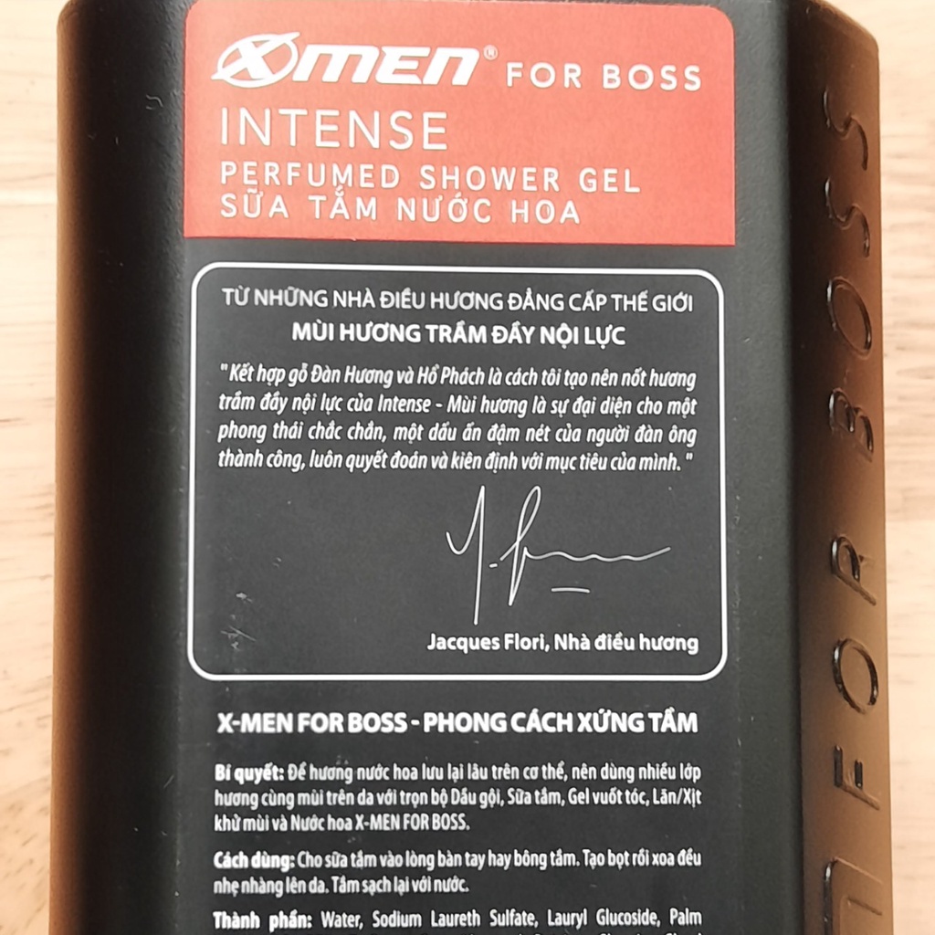 Xmen for BOSS 650g (INTENSE) (S.tắm/ Tắm gội) - BACH HOA HV