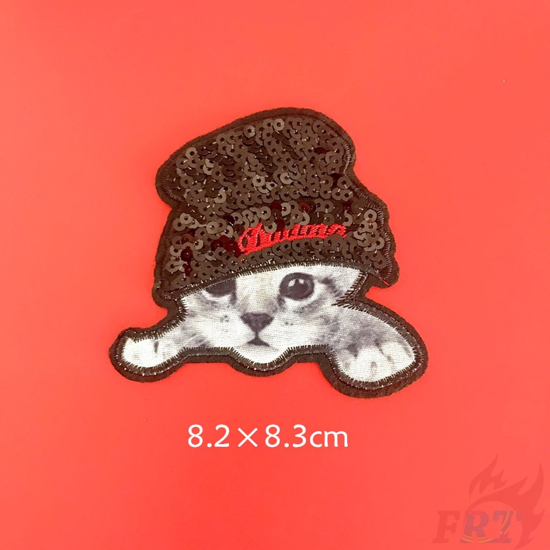 1 Sticker Ủi Thêu Hình Mèo 01