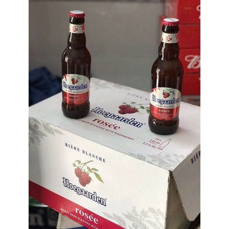 Bia Hoegaarden Rosee dạng chai