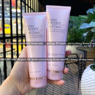 [BILL US - EL STORE] Sữa rửa mặt cấp ẩm cho da khô Estee Lauder Soft Clean 125ml