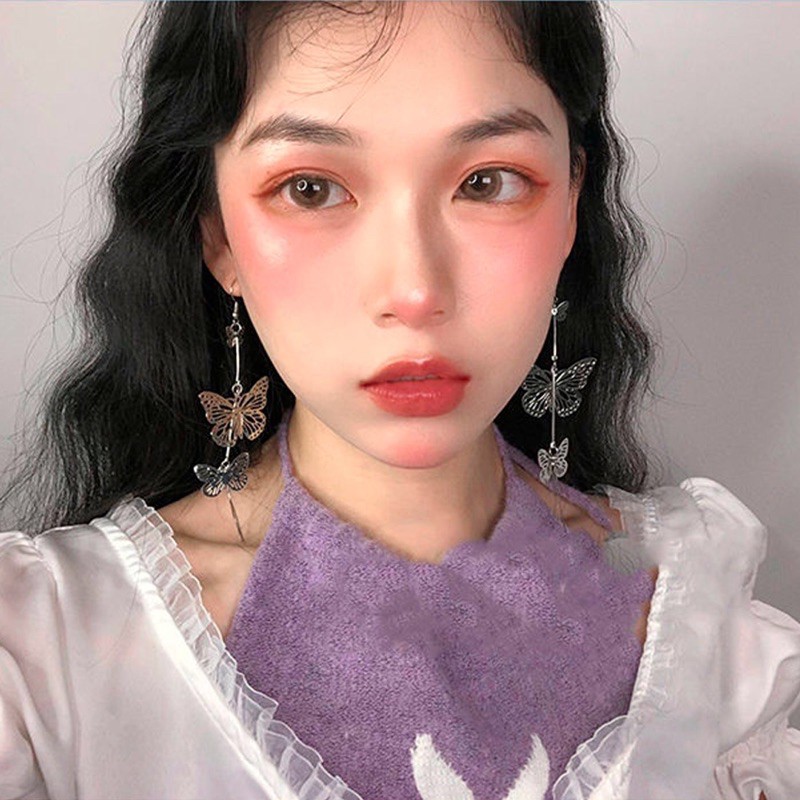 Khuyên tai dáng dài phong cách unisex - Khăn turban