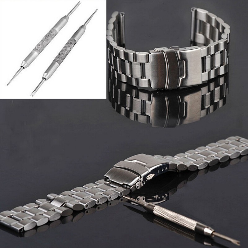 [funnyhouse]2pcs Practical Watch Band Spring Bars Strap Link Pins Remover Repair Kit Tool