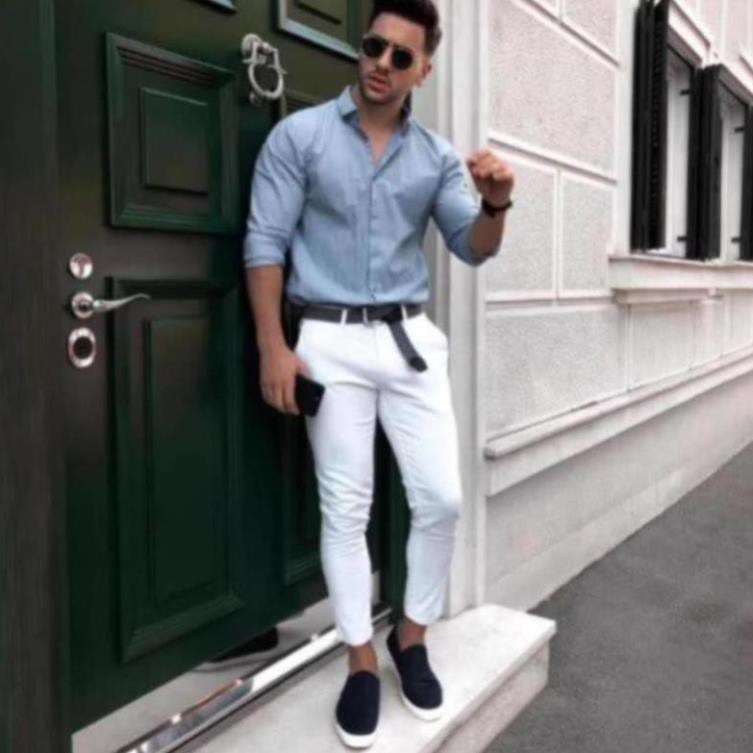 Sơ mi nam Cao Cấp Eric Tailor vải Texture chéo , áo sơ mi công sở co giãn SMET29 - Leo Vatino | BigBuy360 - bigbuy360.vn
