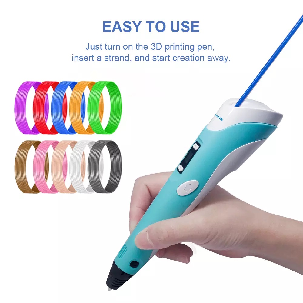 Sợi dây mực PLA cho bút vẽ 3D không mùi, 1 cuộn 10m
