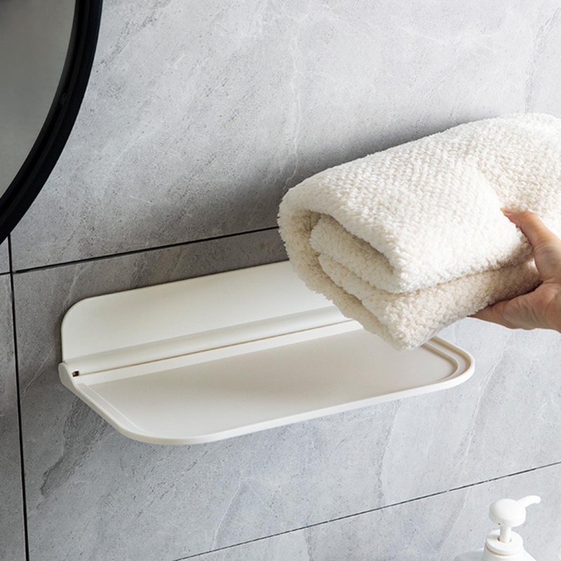 Giá Đỡ Khăn Tắm Gắn Tường Có Thể Gấp Gọn Tiện Dụng