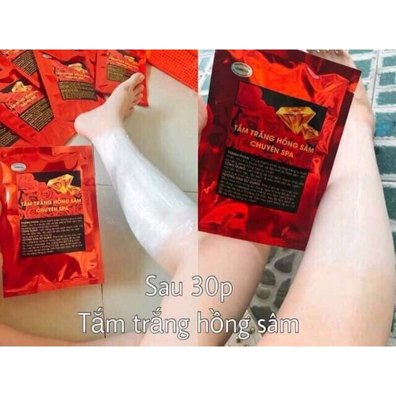 1 Tắm trắng hồng sâm