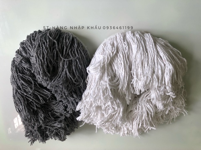 [Siêu Hot] Bông Lau Nhà 360 Độ Thấm Nước Sợi 100% Cotton Dễ Dàng Lau Sạch Bụi Bẩn Siêu Bền Siêu Xịn Hàng Loại 1