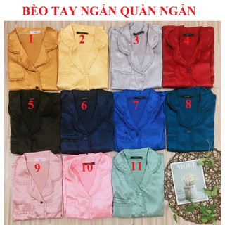 ✪ [LỤA BÈO ĐÙI] BỘ LỤA BÈO TAY NGẮN QUẦN NGẮN ✪