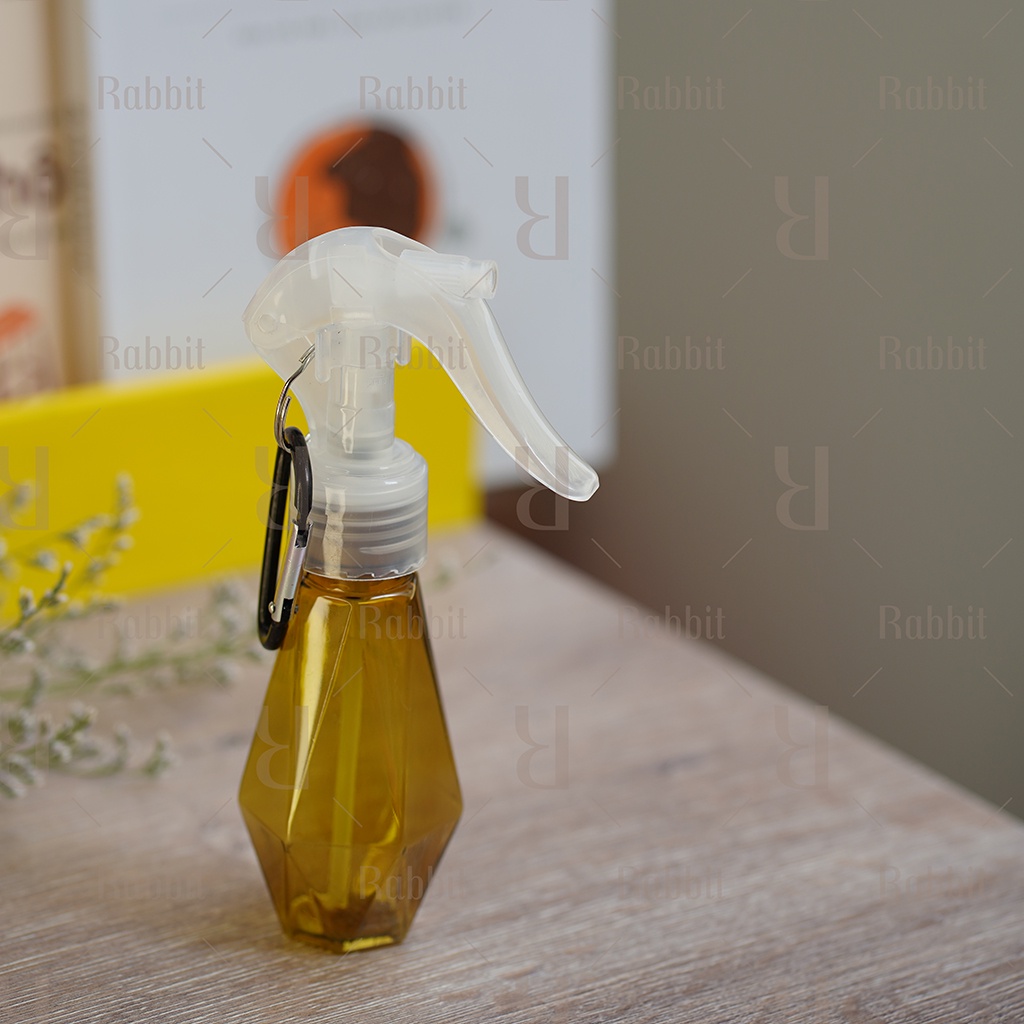 Chai lọ xịt phun sương xịt khuẩn có móc treo hình kim cương Thỏ Lab 60ml