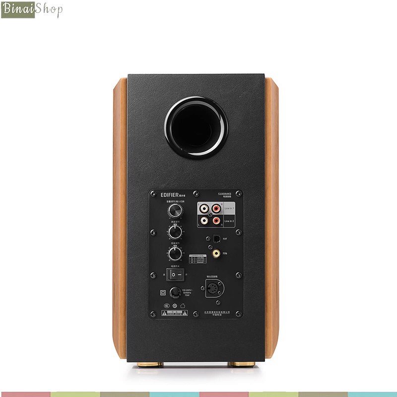 Edifier S1000MKII - Loa Bookself 2.0, Kết Nối Optical/Coaxial/ RCA X 2 / Bluetooth 5.0, Công Suất 120W, Nghe Nhạc Hi-Res