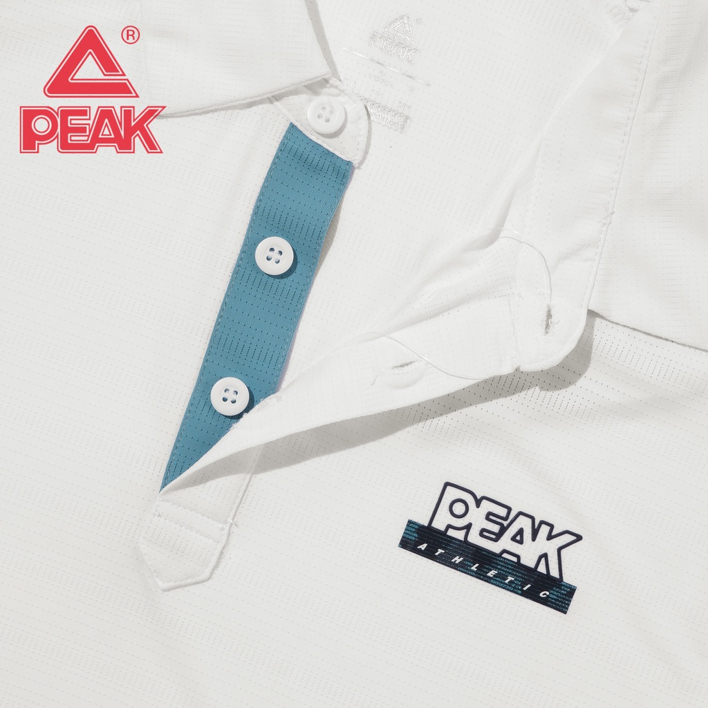 Áo Thun Polo Nam Thể Thao Có Cổ Chính Hãng Cao Cấp PEAK F6222261