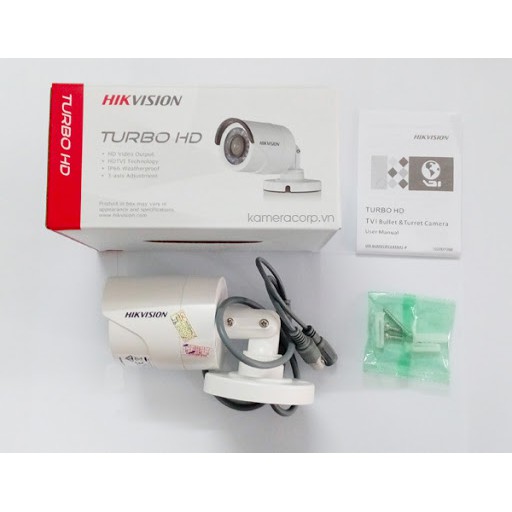 Camera analog TVI 2MP HIKVISION 2CE16D0T-IR, thân trụ hồng ngoại (chính hãng Hikvision Việt Nam)