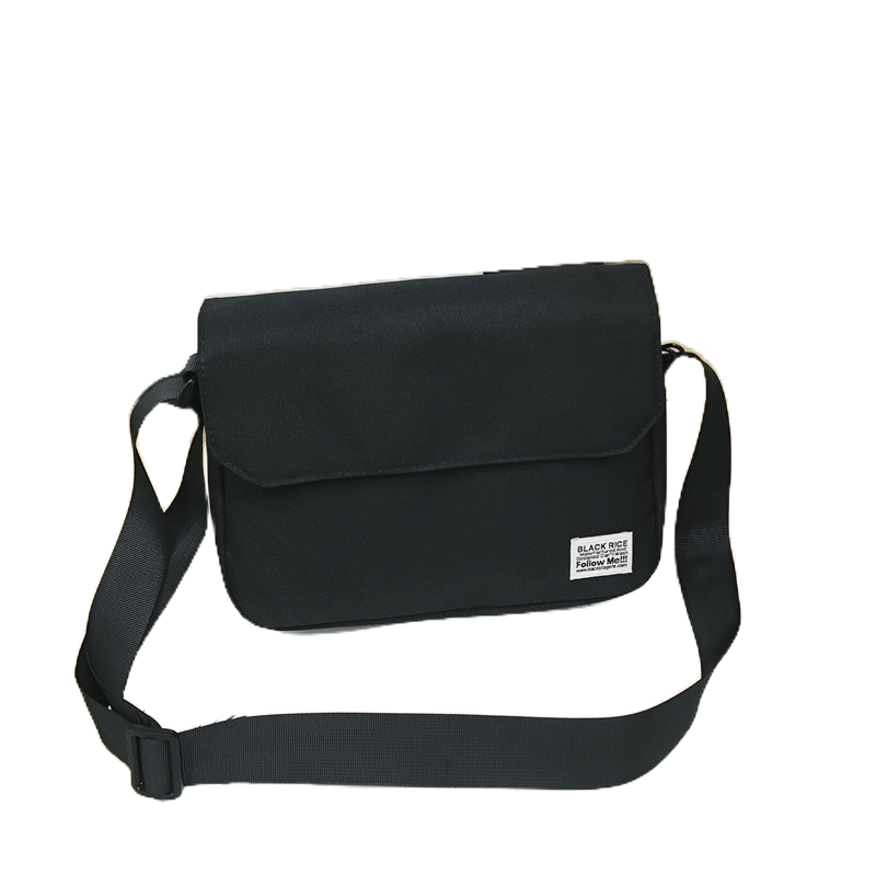 Túi Đeo Chéo Ngực Hình Vuông Nhỏ Màu Trơn Đơn Giản Phong Cách Đường Phố Nhật Bản / Đen / Xám / Xanh Lá Đậm Phong Cách Hàn Quốc Cho Nam Và Nữ