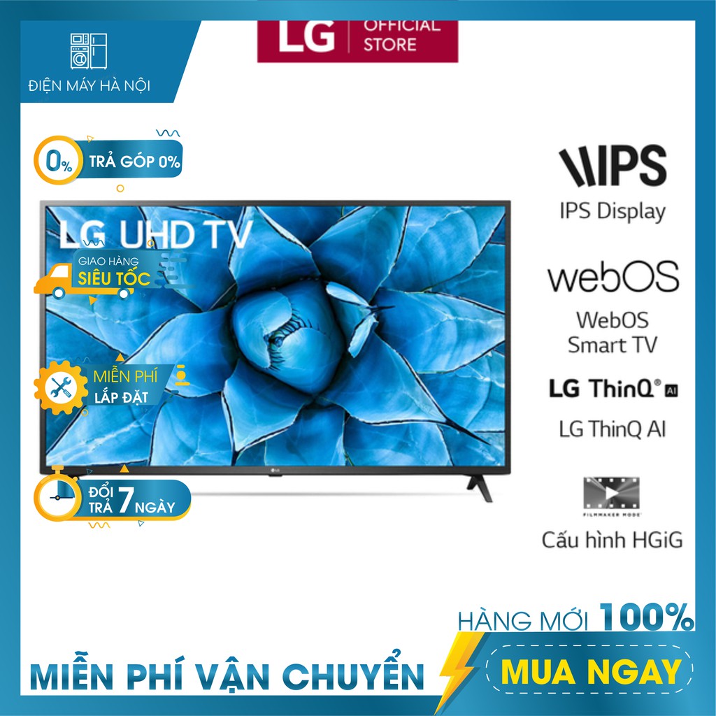 Smart Tivi LG 43 Inch UHD 4K 43UN7300PTC Model 2020 - Có Magic Remote
