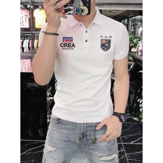 Áo thun Nam có cổ tay ngắn Hàn Quốc thời trang hot trend PAN