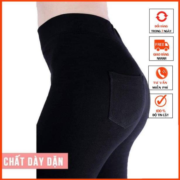 Quần legging hai túi mông form chuẩn