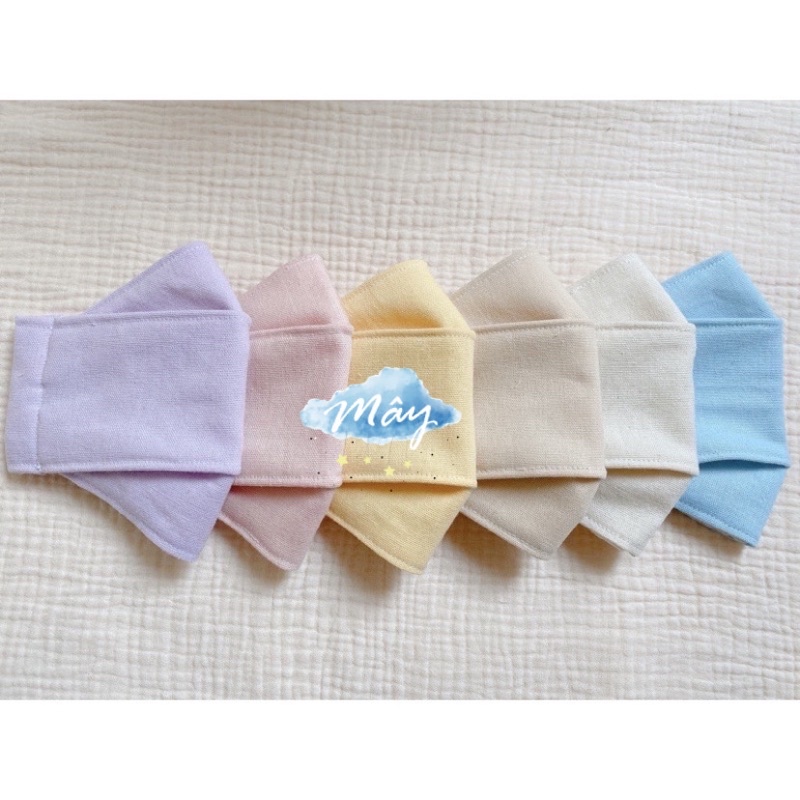 Khẩu trang vải linen lót muslin