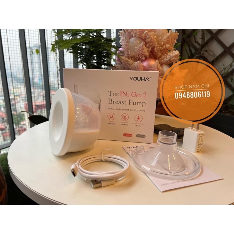 Máy hút sữa không dây Youha gen 2 mẫu có App Chính hãng Bh 12 tháng