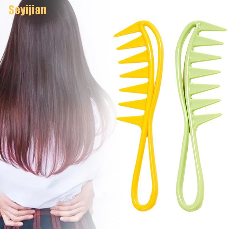 Lược Nhựa Chải Tóc Xoăn Hình Cá Mập Chuyên Dụng Cho Salon