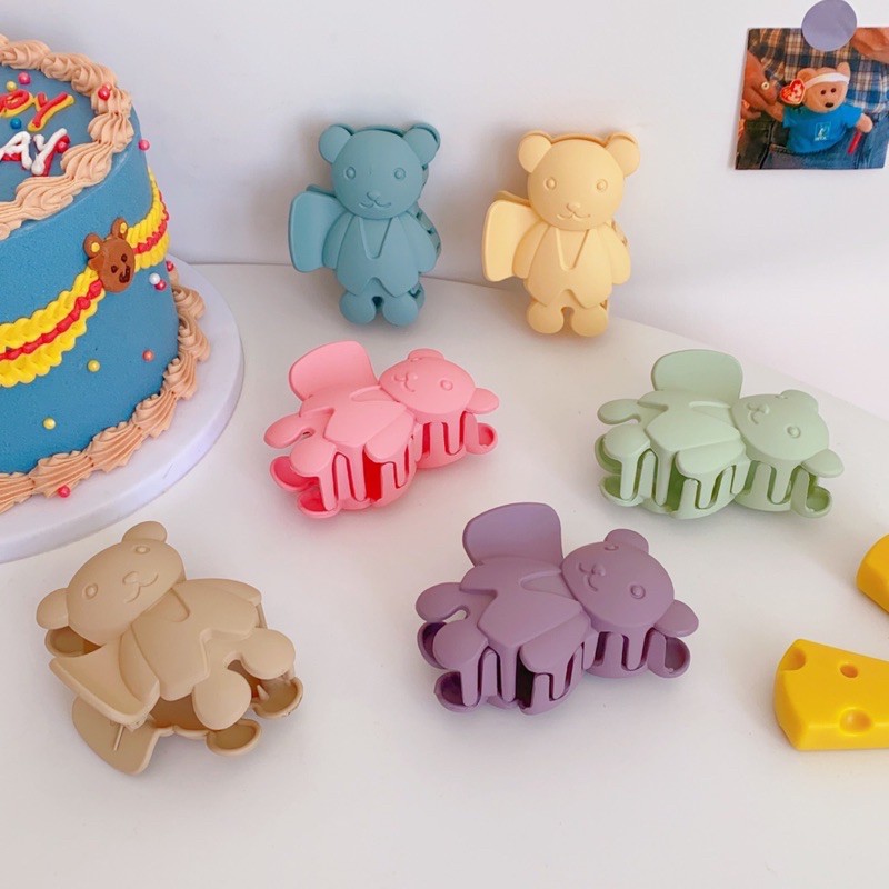 KẸP TÓC GẤU CÀNG CUA KOREA PASTEL TIỆN LỢI KEFI