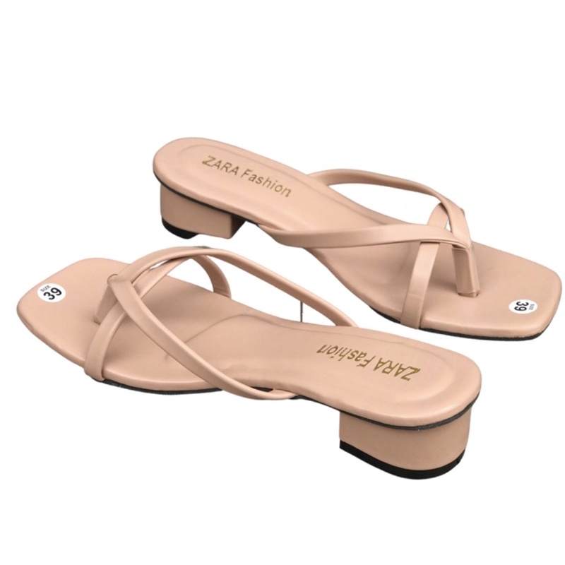 Guốc kẹp ngón đế 3 phân da mềm