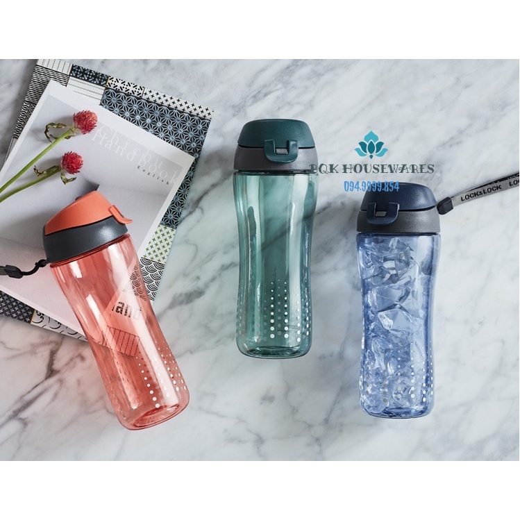 Bình nước nhựa Lock&Lock Tritan News Sport Spout Bottle - 550ml ABF638