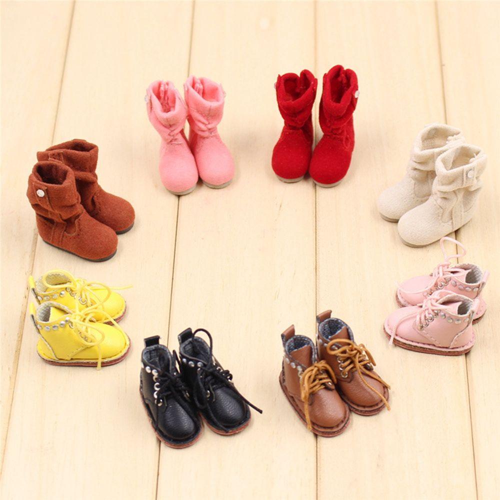 SUSANS Giày Búp Bê Da PU Phối Vải 4 Kiểu Cho Bé Gái