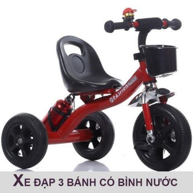 Xe đạp 3 bánh , Xe đạp xích lô yên da cho bé từ 2-6 tuổi