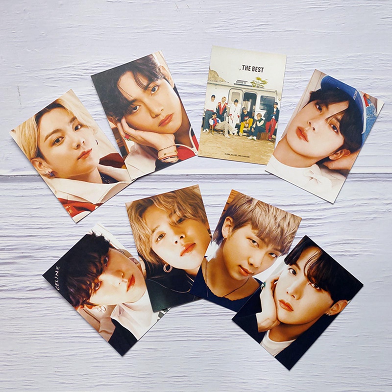 Margot 8pcs BTS "THE BEST" photo card postcard