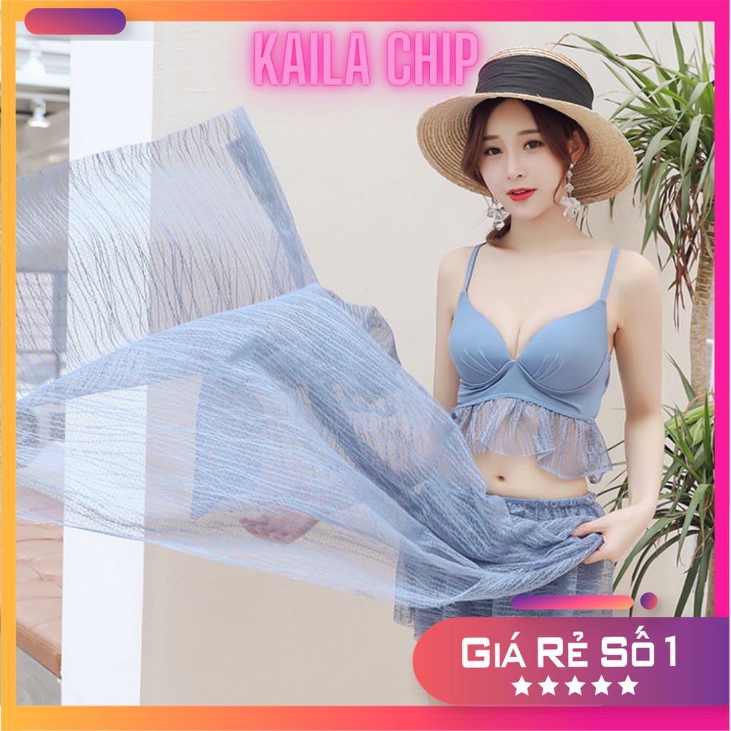 Bộ đồ bơi nữ ,Bikini nữ 3 mảnh kết hợp áo choàng mỏng  sexy sang chảnh Kaila Chip mã  BK03 | BigBuy360 - bigbuy360.vn