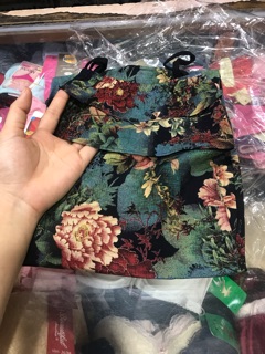 Đầm tôn hai dây mặc bầu mới