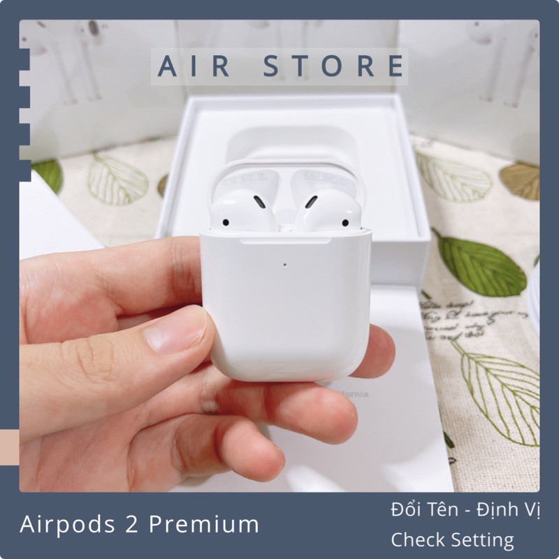 Siêu Phẩm Tai Nghe Bluetooth TWS 2 Check Setting Đổi Tên - Định Vị - Sạc Không Dây | Air Store