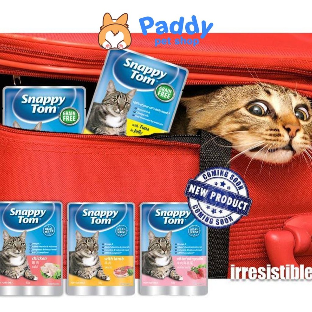 Pate Snappy Tom Cho Mèo Trên 2 Tháng Tuổi (85g)