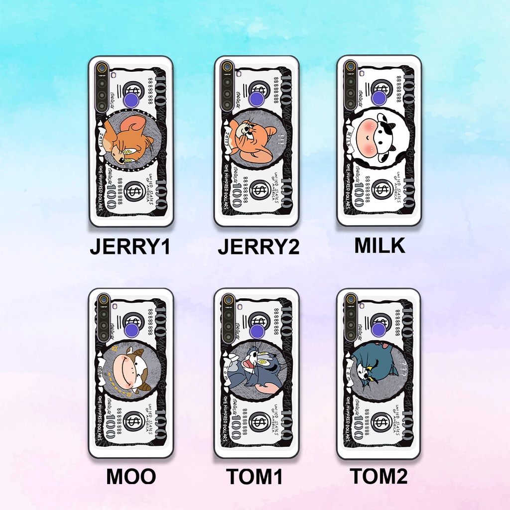 Ốp Realme 5 - Realme 5i - Realme 5 Pro In hình tomm và jerryy chất đẹp