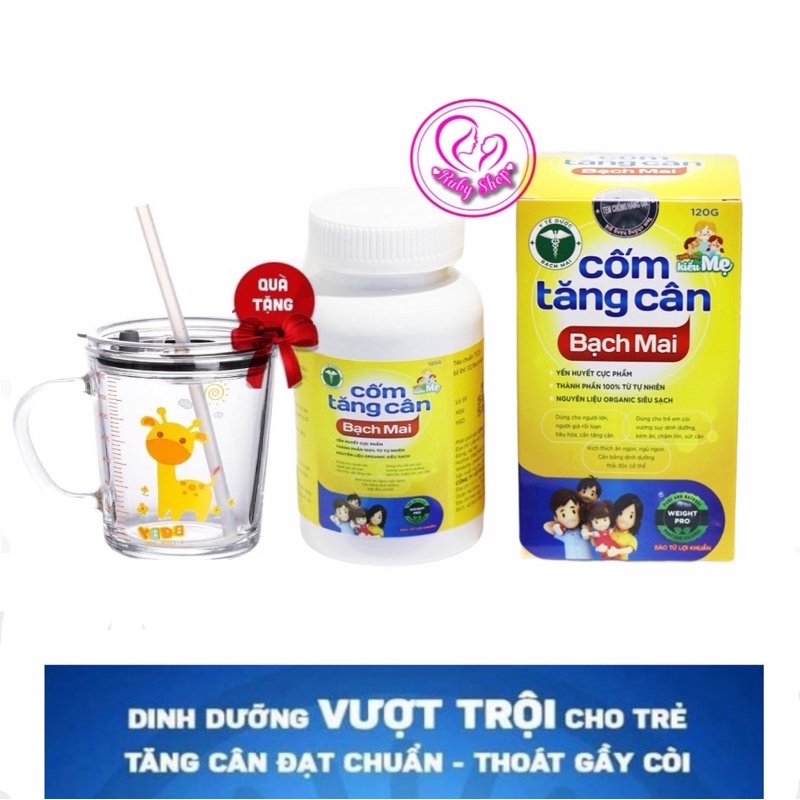 [Chính hãng] Cốm tăng cân Bạch Mai, kích thích bé ăn ngon , hấp thụ tăng cân tốt